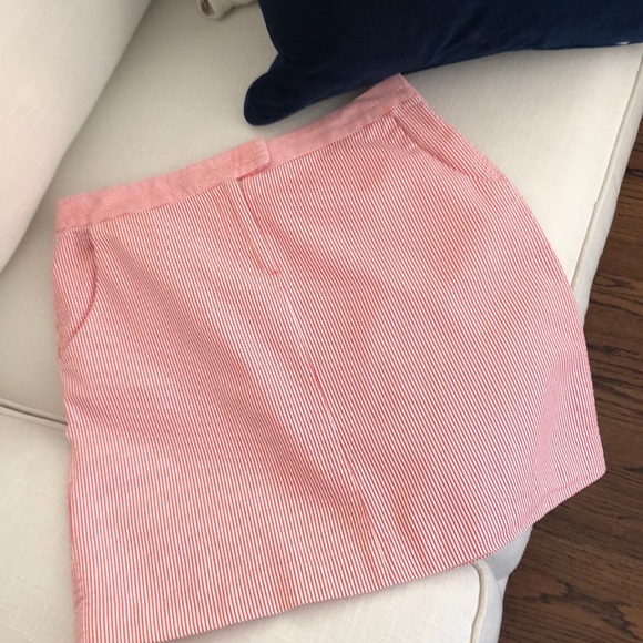 Kenar Raspberry Seersucker Skirt - Picture 2 of 5